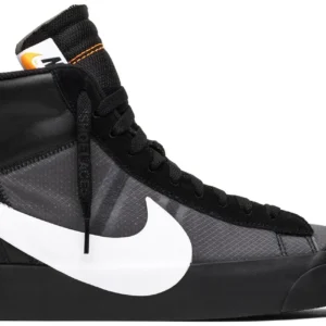 Black Nike Blazer Mid Grim Reaper sneakers