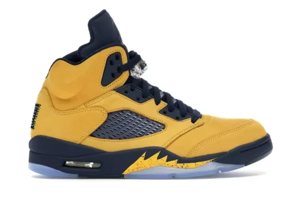 Air Jordan 5 Retro Michigan Yellow/Navy