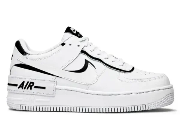 Nike Air Force Shadow white black sneakers