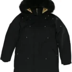 Moose Knuckles gold winter down jacket.