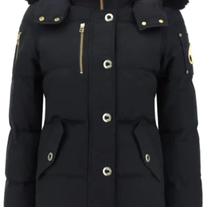 Moose Knuckles MK05 gold winter down jacket.