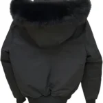 Red Moose Knuckles women's winter down jacket.