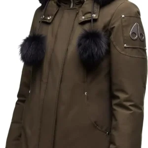 Moose Knuckles women's winter down jacket.