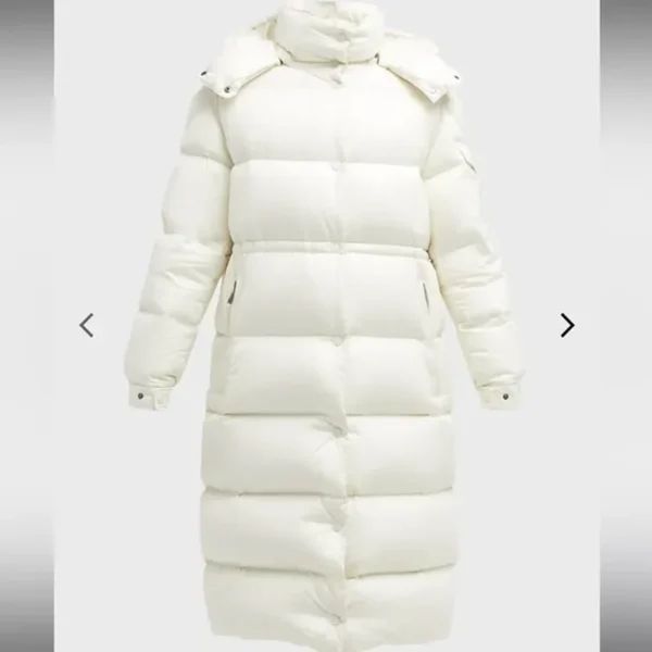 Moncler Maya Long down jacket.
