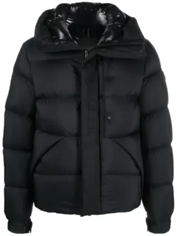Black Moncler XXL winter down jacket