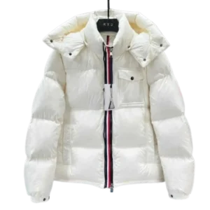 Moncler Winter Down Jacket with Webbing