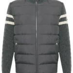 Moncler winter down jacket, warmth and style.