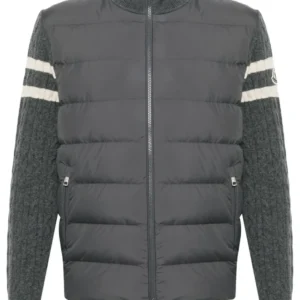 Moncler winter down jacket, warmth and style.